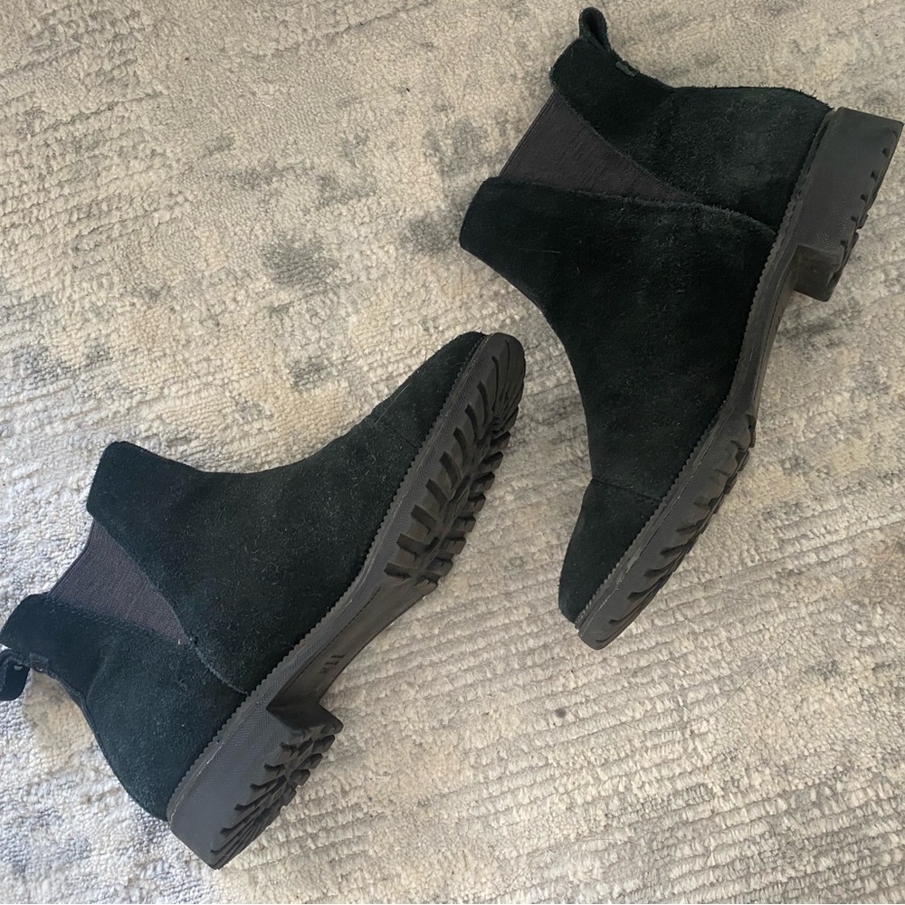 TOMS black booties